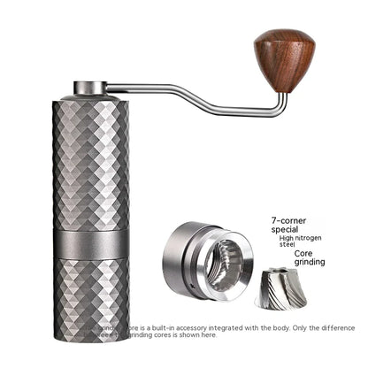 Handcrafted Elegance Meets Precision Grinding with Diamond Coffee Bean Grinder