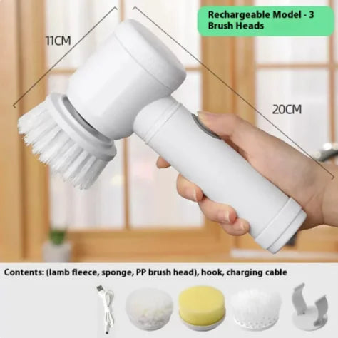Multi-Function Handheld Electric Cleaning Brush | Powerful Home Cleaning Tool