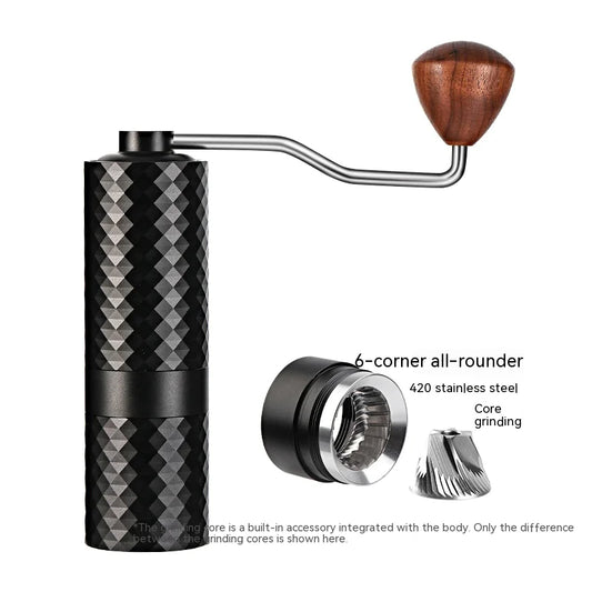 Handcrafted Elegance Meets Precision Grinding with Diamond Coffee Bean Grinder