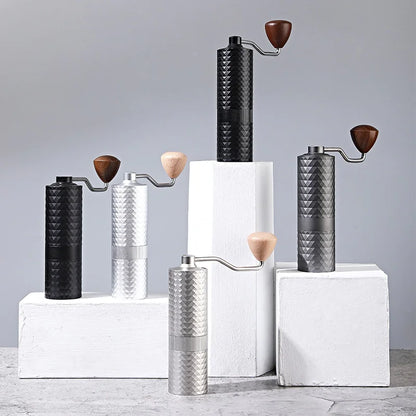 Handcrafted Elegance Meets Precision Grinding with Diamond Coffee Bean Grinder