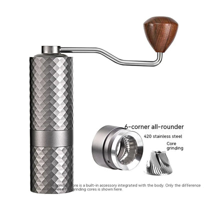 Handcrafted Elegance Meets Precision Grinding with Diamond Coffee Bean Grinder
