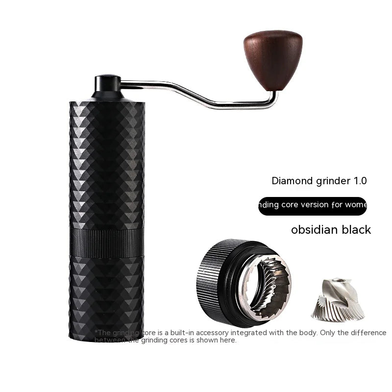 Handcrafted Elegance Meets Precision Grinding with Diamond Coffee Bean Grinder