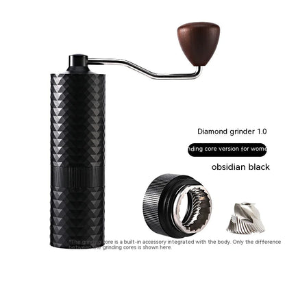 Handcrafted Elegance Meets Precision Grinding with Diamond Coffee Bean Grinder