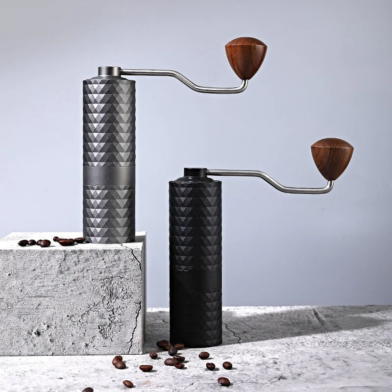 Handcrafted Elegance Meets Precision Grinding with Diamond Coffee Bean Grinder